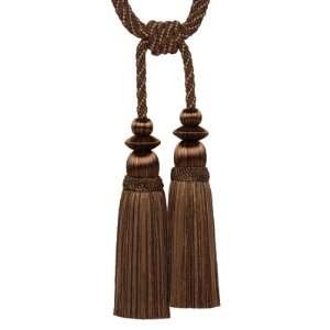   Fabricut Dower Chocolate 2452708 Tieback Double Tassel