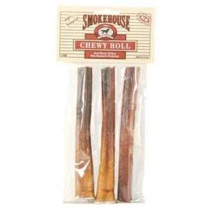  Smokehouse Chewy Roll 6.5 Inch Dog Chew 3 Packages Pet 