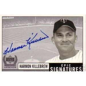 99 UD HARMON KILLEBREW Century Legends Autograph  Sports 