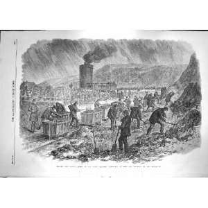   1866 Cupola Shaft Oaks Colliery Barnsley Mining Print
