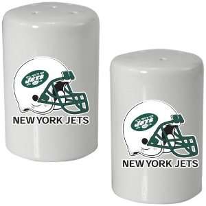  New York Jets Ceramic Salt & Pepper Shaker Set: Sports 