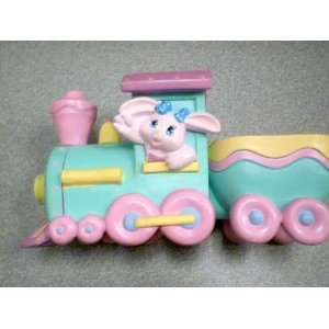   Eggspress Bunny Rabbit Train Toy Figurine (1993 Version): Toys & Games