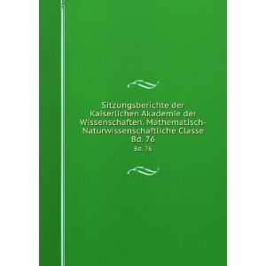   in Wien. Mathematisch Naturwissenschaftliche Klasse: Books