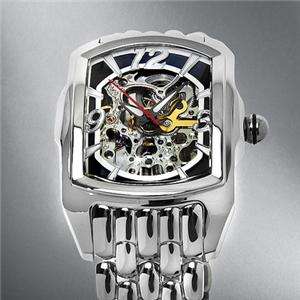 New Tremont Andes Mens Skeleton Dial Watch  