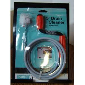 DRAIN CLEANER WITH BRUSH