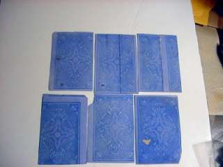 Vintage Victorian Lot of 15 AUTHORS Card Game Cards  