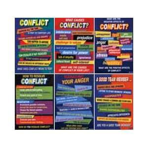  Conflict Resolution Posters, Set of 6: Home & Kitchen