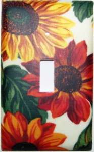Autumn Fall Mums Light Switch Plates Electrical Outlets  