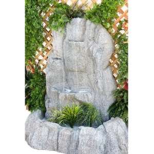   Oasis Maui Falls Wall Water Fountain   Granite: Patio, Lawn & Garden