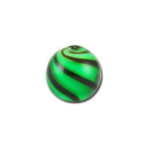  8mm Green Lampwork Beads Round Arts, Crafts & Sewing