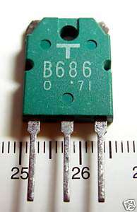 20 pcs Silicon PNP Power Transistor 2SB686 B686 TO 3P  