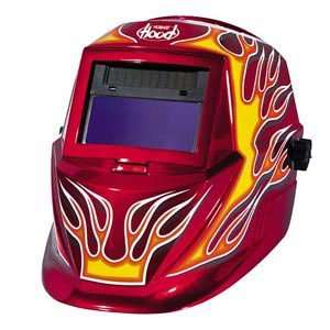  Hobart 770415 Battery Back up / New Red Flame Hood Helmet 