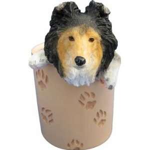  Shetland Sheepdog Pencil Cup Holder: Office Products