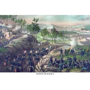  Battle of Resaca 16X24 Canvas Giclee