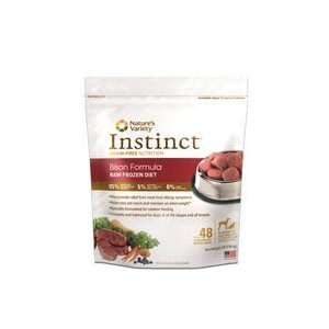  Variety Instinct Raw Frozen Bison Diet for Dogs 3 lb bag