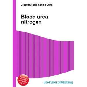  Blood urea nitrogen Ronald Cohn Jesse Russell Books
