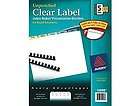 Avery ® 11998 Index Tab Dividers 22 Sets / 5 tabs Clear