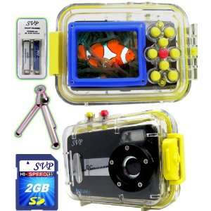  SVP Acqua DC 1231Bk 12MP Max. Digital Still Camera with 