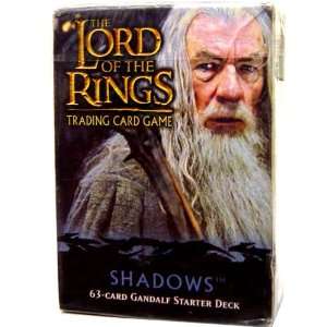   Lord of the Rings Card Game Shadows Gandalf Starter Deck Toys & Games