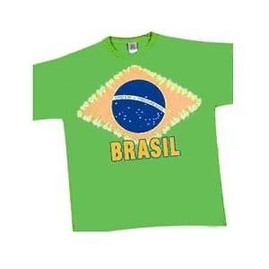  Brasil (Brazil) World Cup Soccer Futbol T shirt: Sports 
