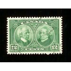   Canada (1) Single 12 Cent Laurier & MacDonald Stamp 