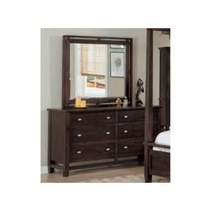  Vaughan Furniture Simply Living Dresser and Mirror Set in 