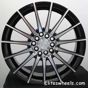  18x7.5 Black ADR Interspeed 5x100 5x4.5 wheels wheel 