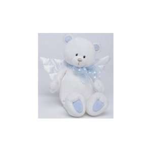  Wind Up Blue Angel Stuffed Teddy Bear By First And Main: Toys & Games