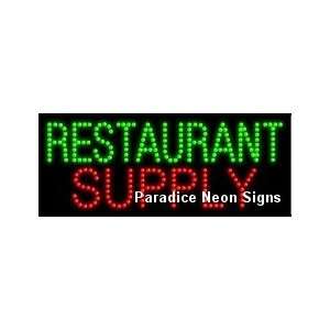  Restaurant Supply LED Sign 11 x 27: Sports & Outdoors