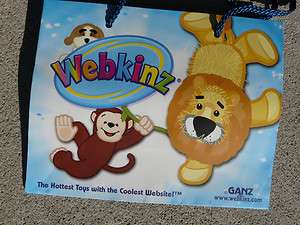 New lot of 5 Webkinz Gift Bags   Great Deal!!  