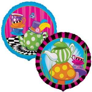  Topsy Turvy Tea Party Foil Balloon Party Supplies: Toys 
