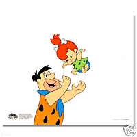 Tossing Pebbles! FLINTSTONES SERICEL Hanna Barbera LE  