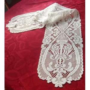  Heritage Lace Angels Table Runner White 9 x 50 Home 