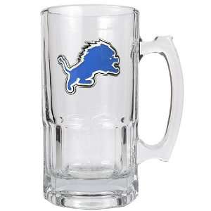  Detroit Lions NFL 32oz Beer Mug Glass: Kitchen & Dining