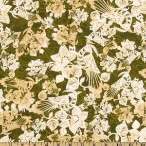   Green/White Fabric By The Yard: mark_lipinski: Arts, Crafts & Sewing