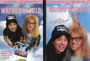 Waynes World 1 & 2 II DVD DVDs Movies Lot Set Widescreen Mike Myers 