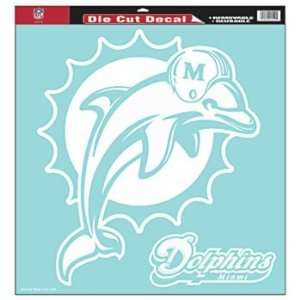  Miami Dolphins Nfl 18X18 Die Cut Decal Wincraft: Sports 