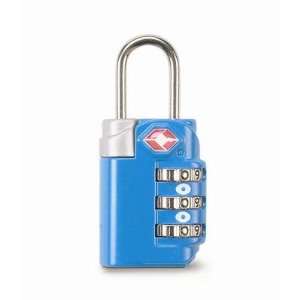   LK8003 AQ TSA Approved 3 Dial Combination Lock in Aqua