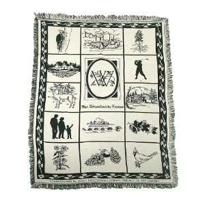  The Woodlands Texas Master Planned Community Afghan Throw 