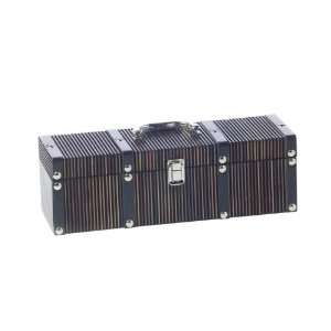   Fabrications Skyline Stripes Contemporary Wine Box