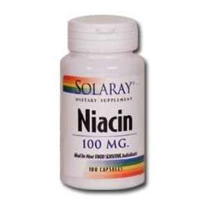  Niacin 100 Caps 100 Mg ( Vitamin B 3 )   Solaray: Health 