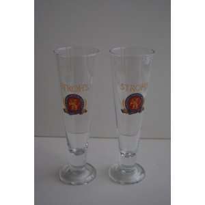  Strohs Beer 22 Ounce Pilsner Glasses