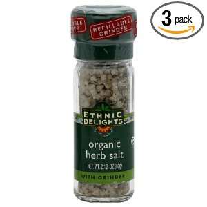 Ethnic Delights Salt Herb Original, 2.1200 Ounce (Pack of 3)