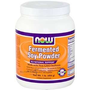  Now Fermented Soy Powder, 1 Pound