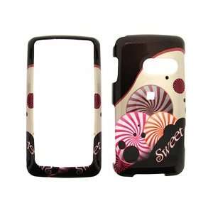  LG Rumor Touch LN510 LN 510 Black with Pink and Purple Sweet Candy 