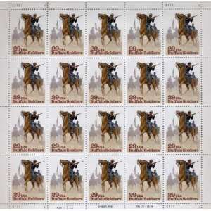   Buffalo Soldiers 20 x 29 Cent US Postage Stamp #2818 