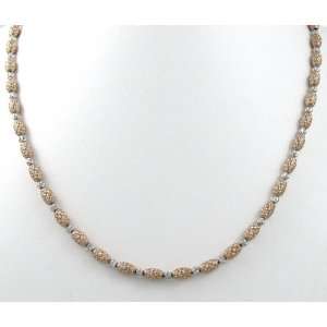   Officina Bernardi Silver and Pink Necklace: Officina Bernardi: Jewelry