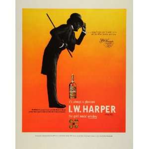  1945 Ad Kentucky Straight Bourbon Whiskey I W Harper Bernheim 