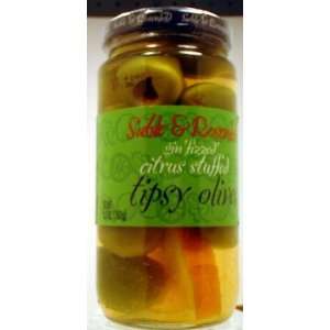 Gin Fizzed Citrus Stuffed Tipsy Olives: Grocery & Gourmet Food