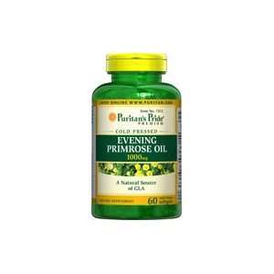  Evening Primrose Oil 1000 mg with GLA 1000 mg 60 Softgels 